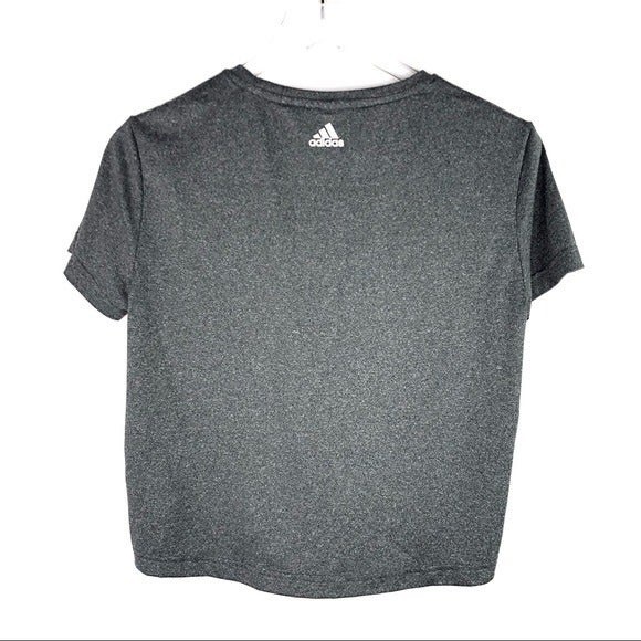 Cropped Adidas Pinhole Tee - Picture 2 of 7